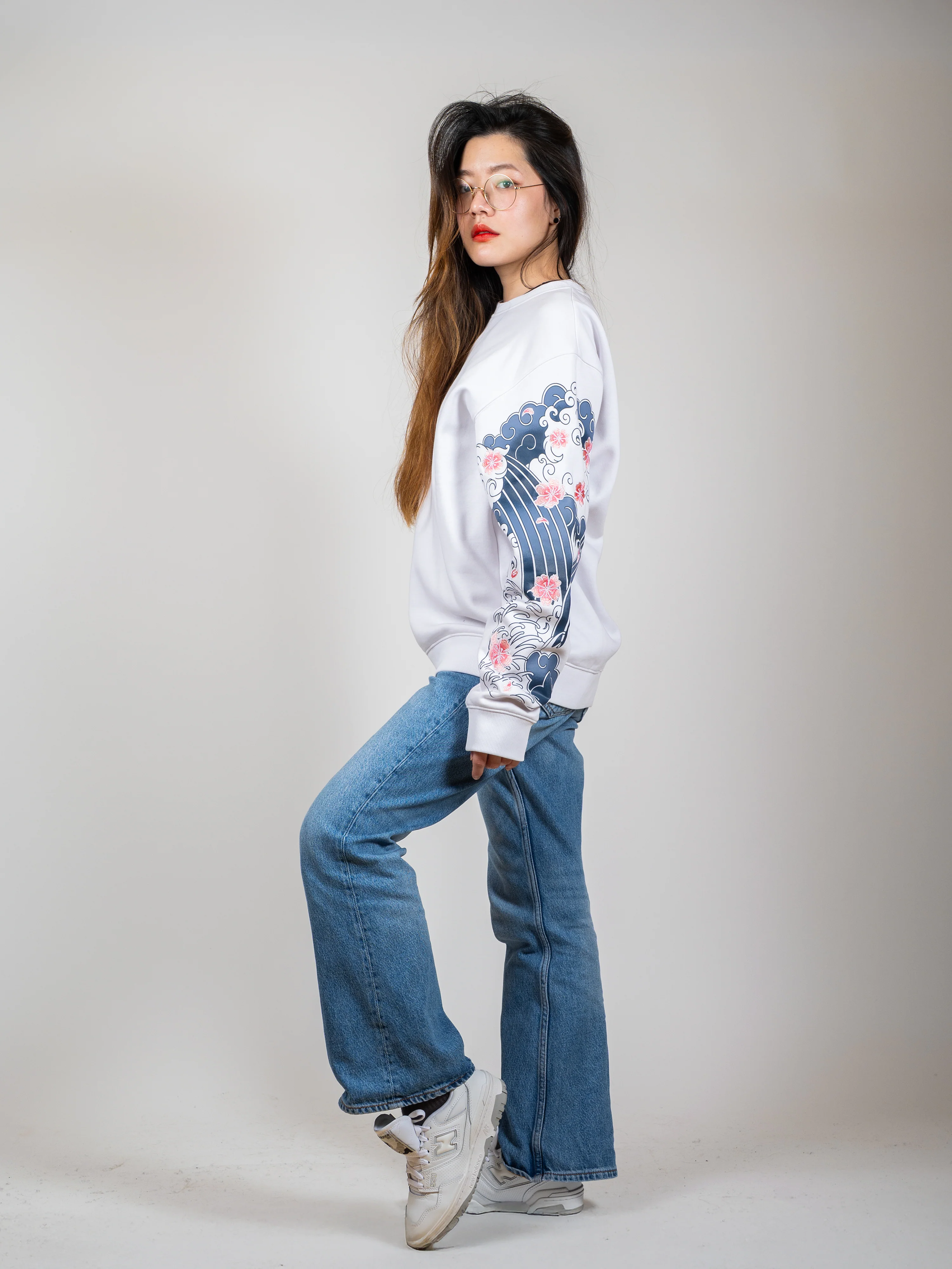 Sweat Blanc Sakura [CONCOURS VOYAGE AU JAPON - 2 PARTICIPATIONS] - Image 7