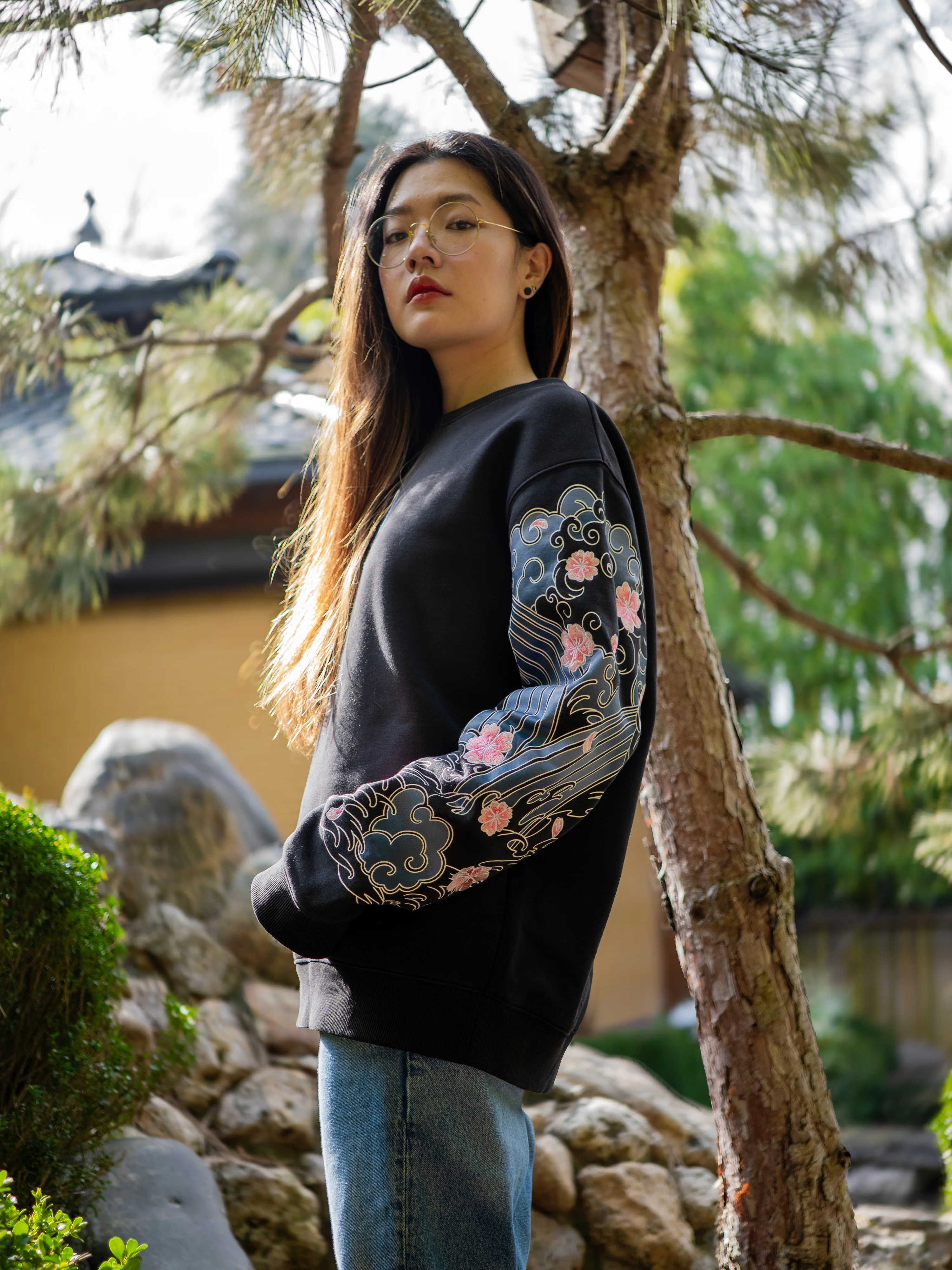 Sweat Noir Sakura [CONCOURS VOYAGE AU JAPON - 2 PARTICIPATIONS] - Image 4