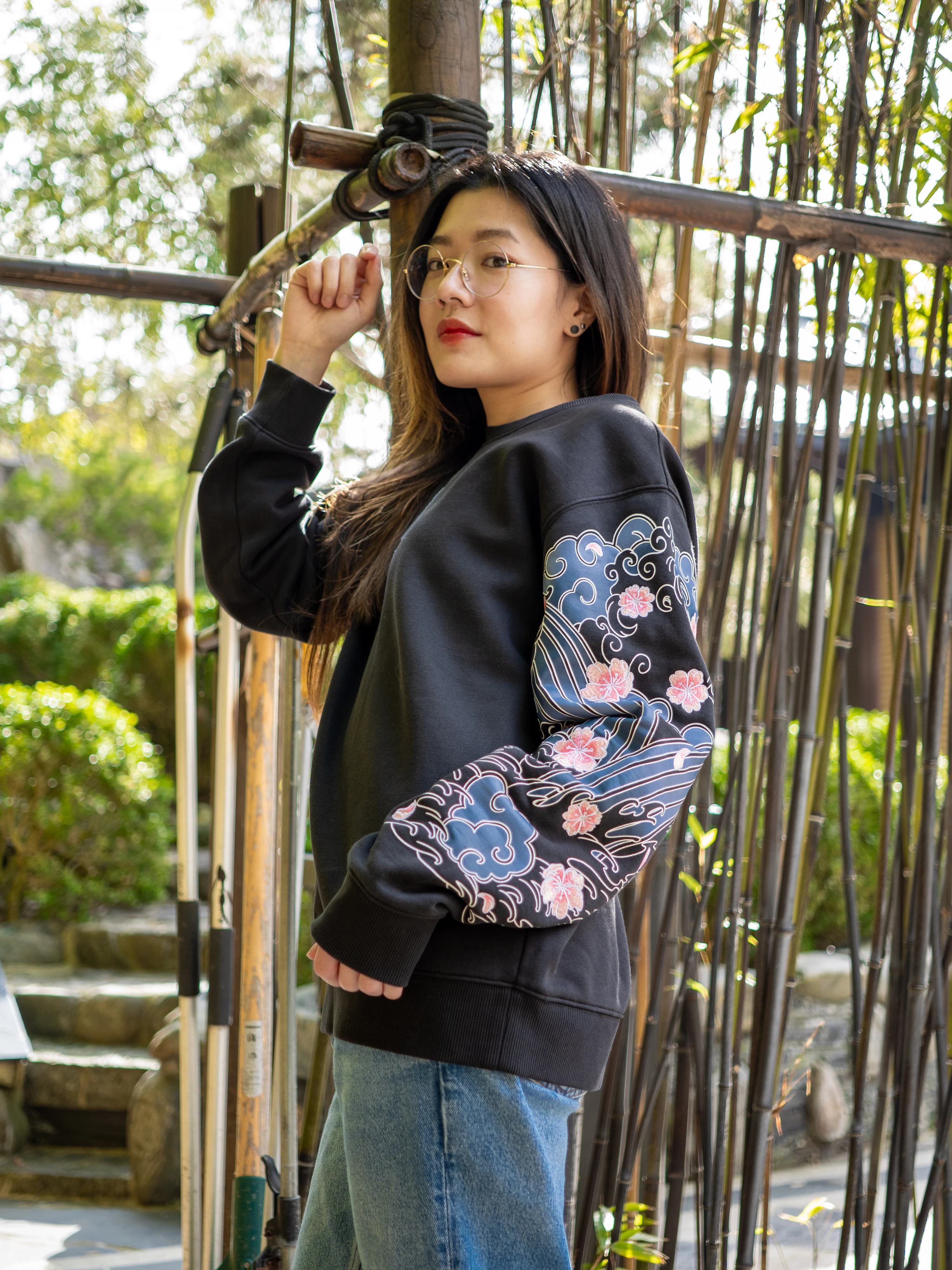 Sweat Noir Sakura [CONCOURS VOYAGE AU JAPON - 2 PARTICIPATIONS] - Image 5
