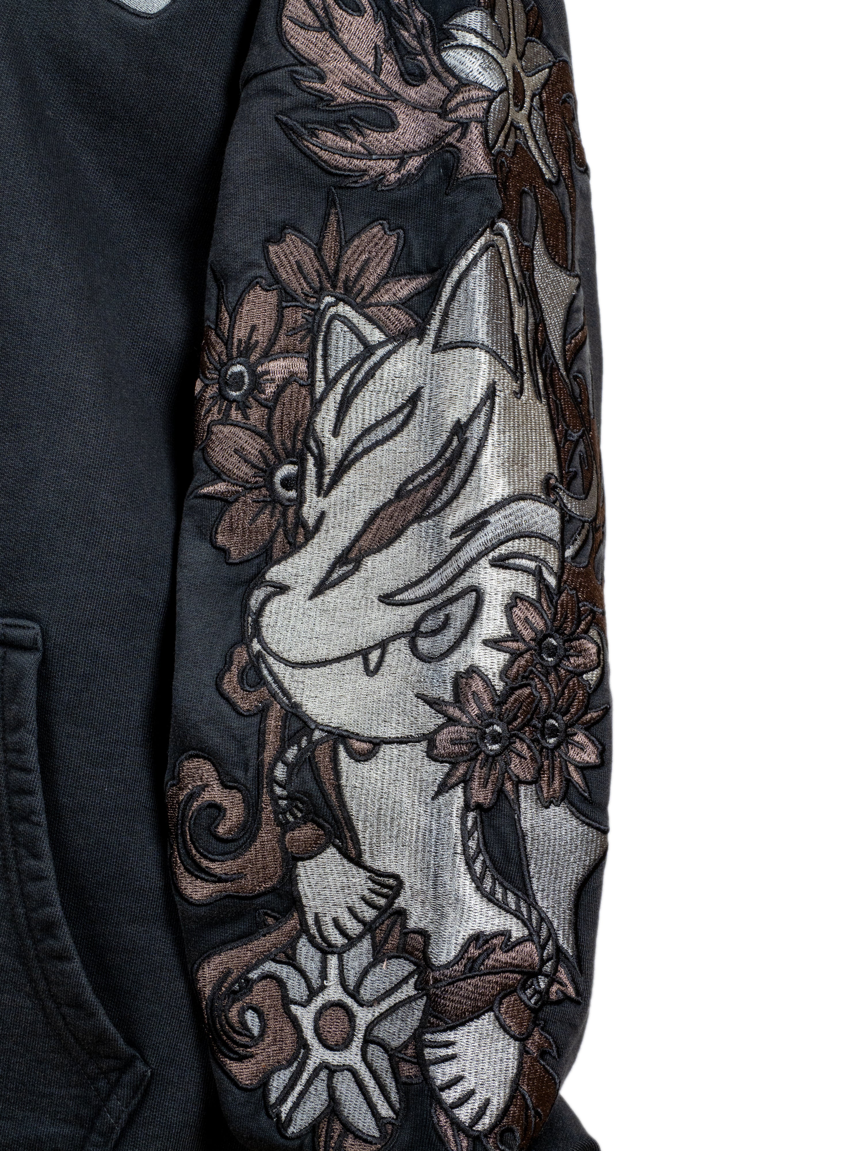 Hoodie Black Kitsune [CONCOURS VOYAGE AU JAPON - 2 PARTICIPATIONS] - Image 8