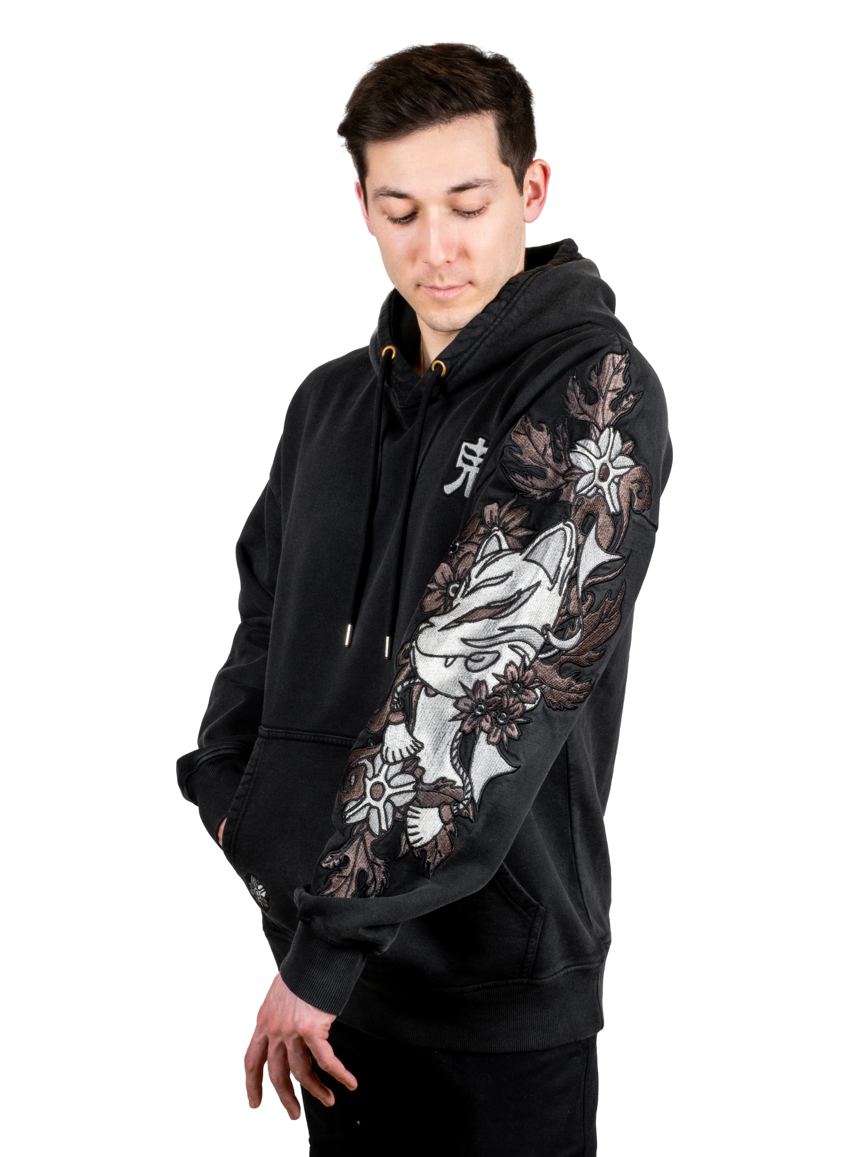 Hoodie Black Kitsune [CONCOURS VOYAGE AU JAPON - 2 PARTICIPATIONS] - Image 9