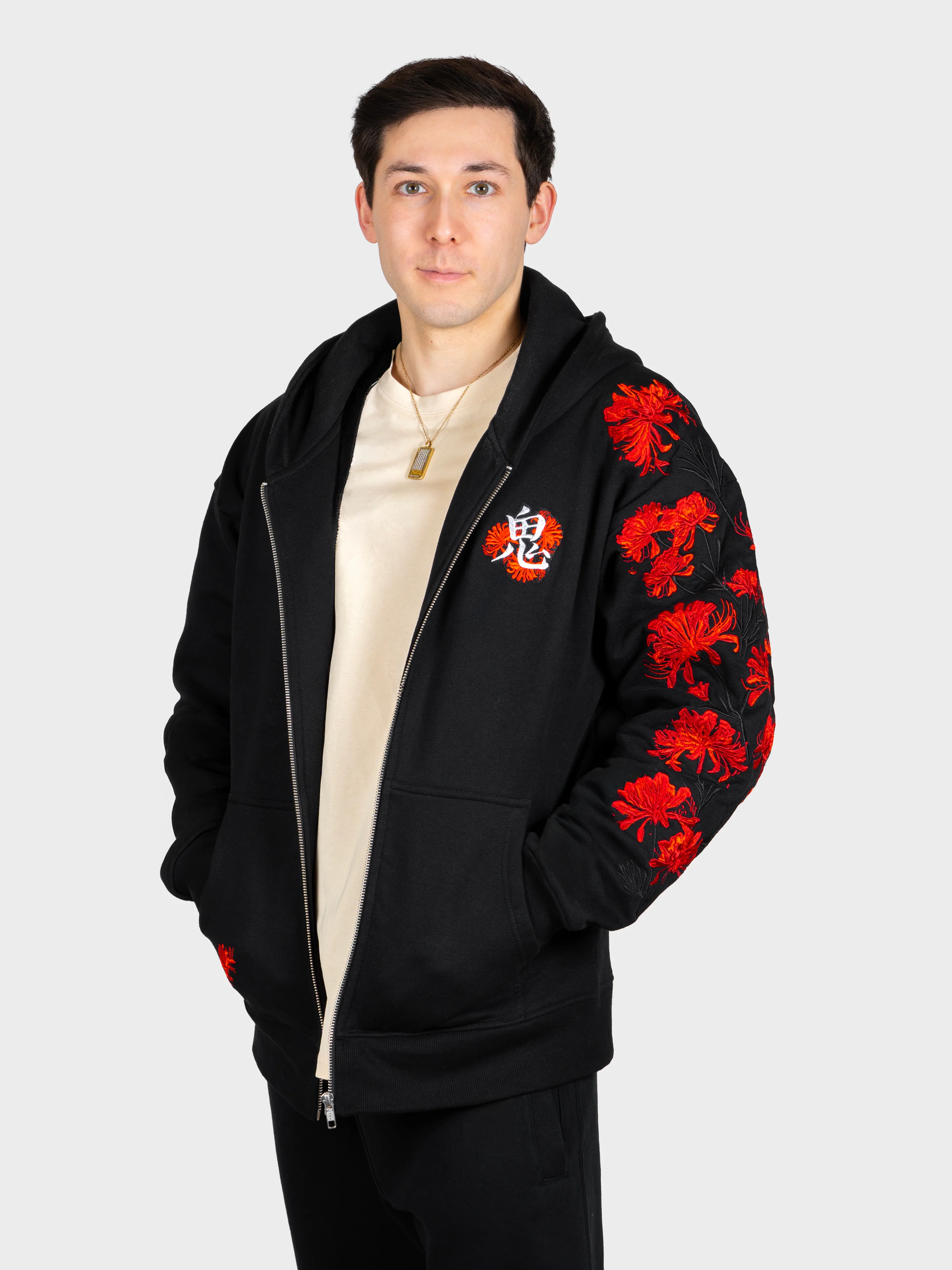 Hoodie Lycoris Rouge Zippé [CONCOURS VOYAGE AU JAPON - 2 PARTICIPATIONS] - Image 10