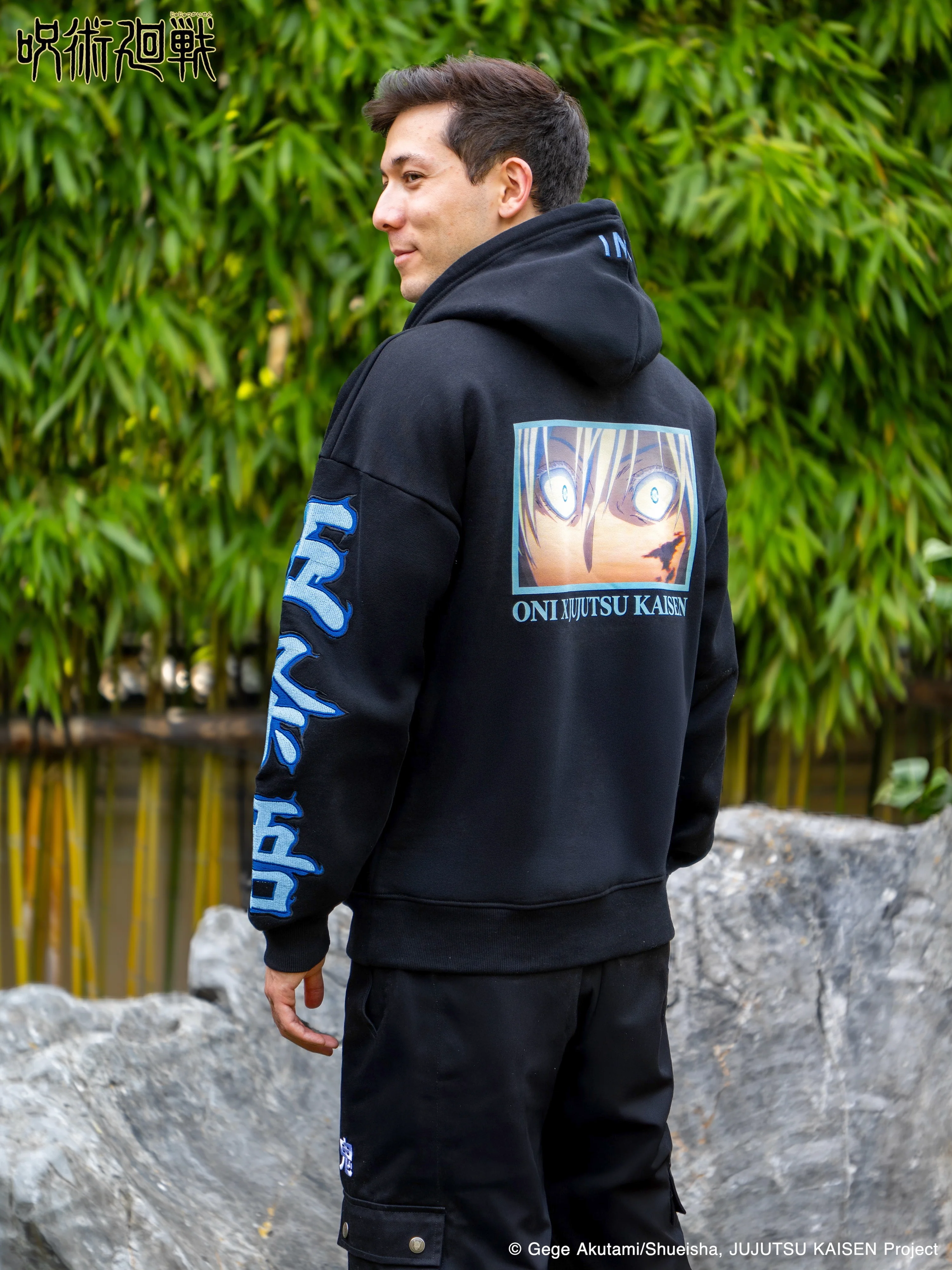 Hoodie ONI x JJK Gojo [CONCOURS VOYAGE AU JAPON - 2 PARTICIPATIONS] - Image 3