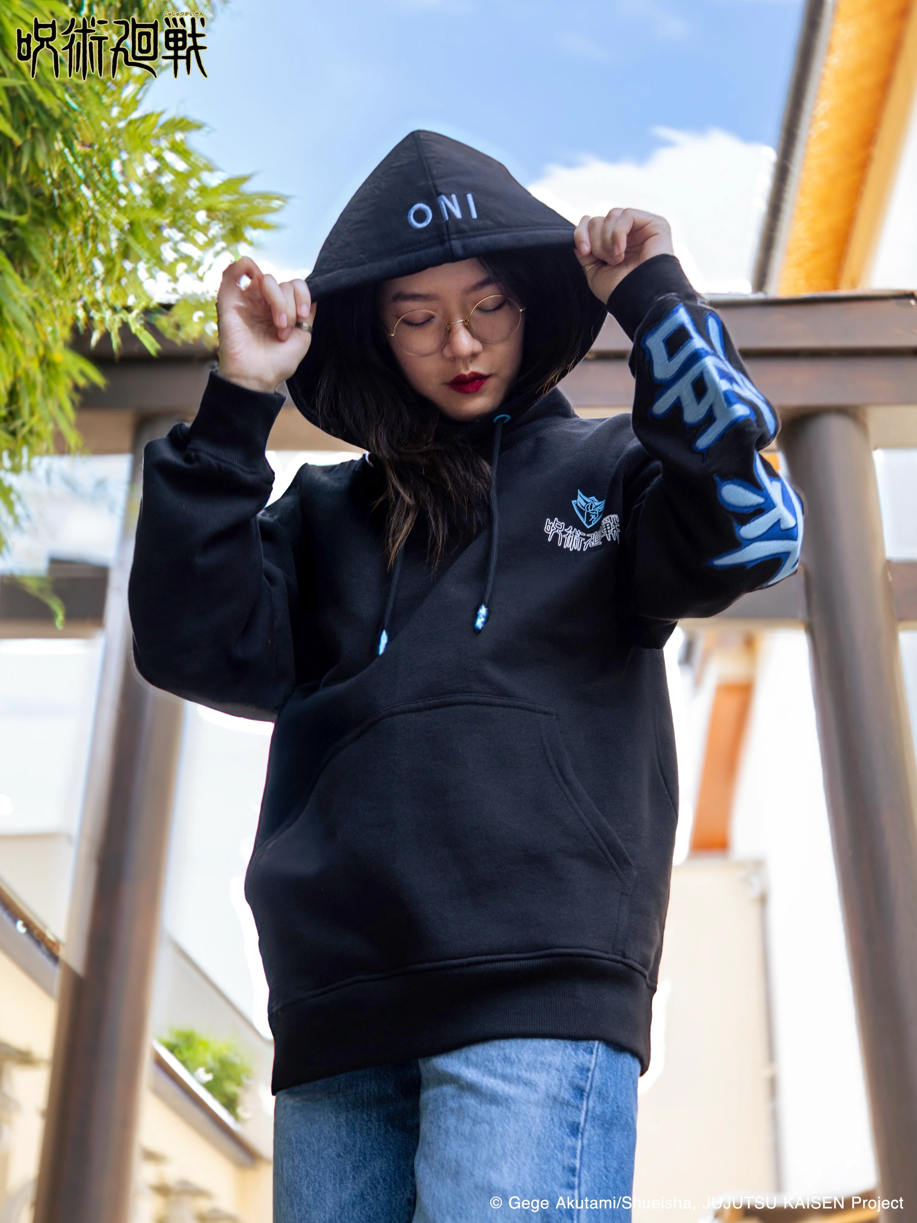 Hoodie ONI x JJK Gojo [CONCOURS VOYAGE AU JAPON - 2 PARTICIPATIONS] - Image 8