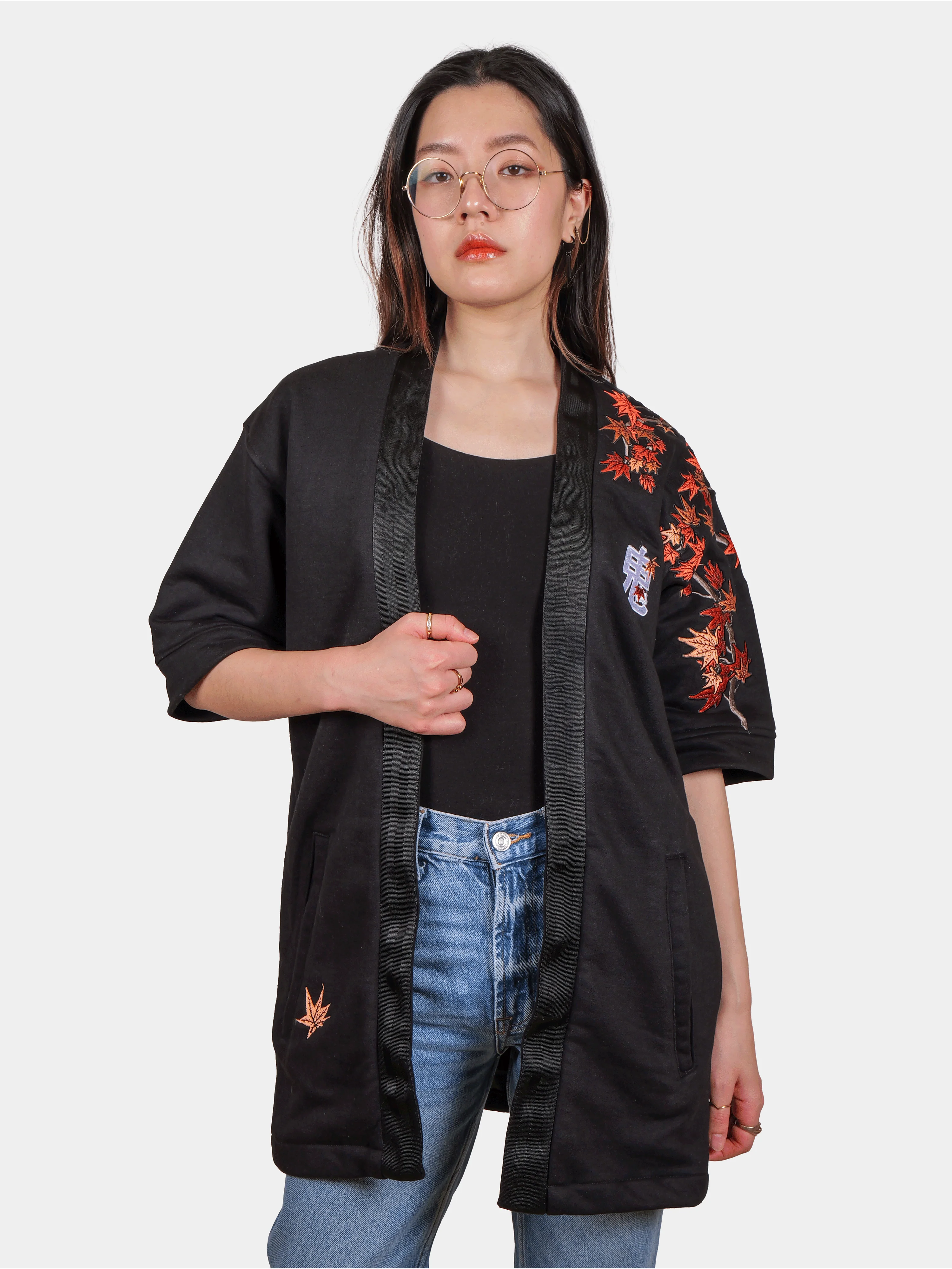 Kimono coton momiji (erable) - Image 3