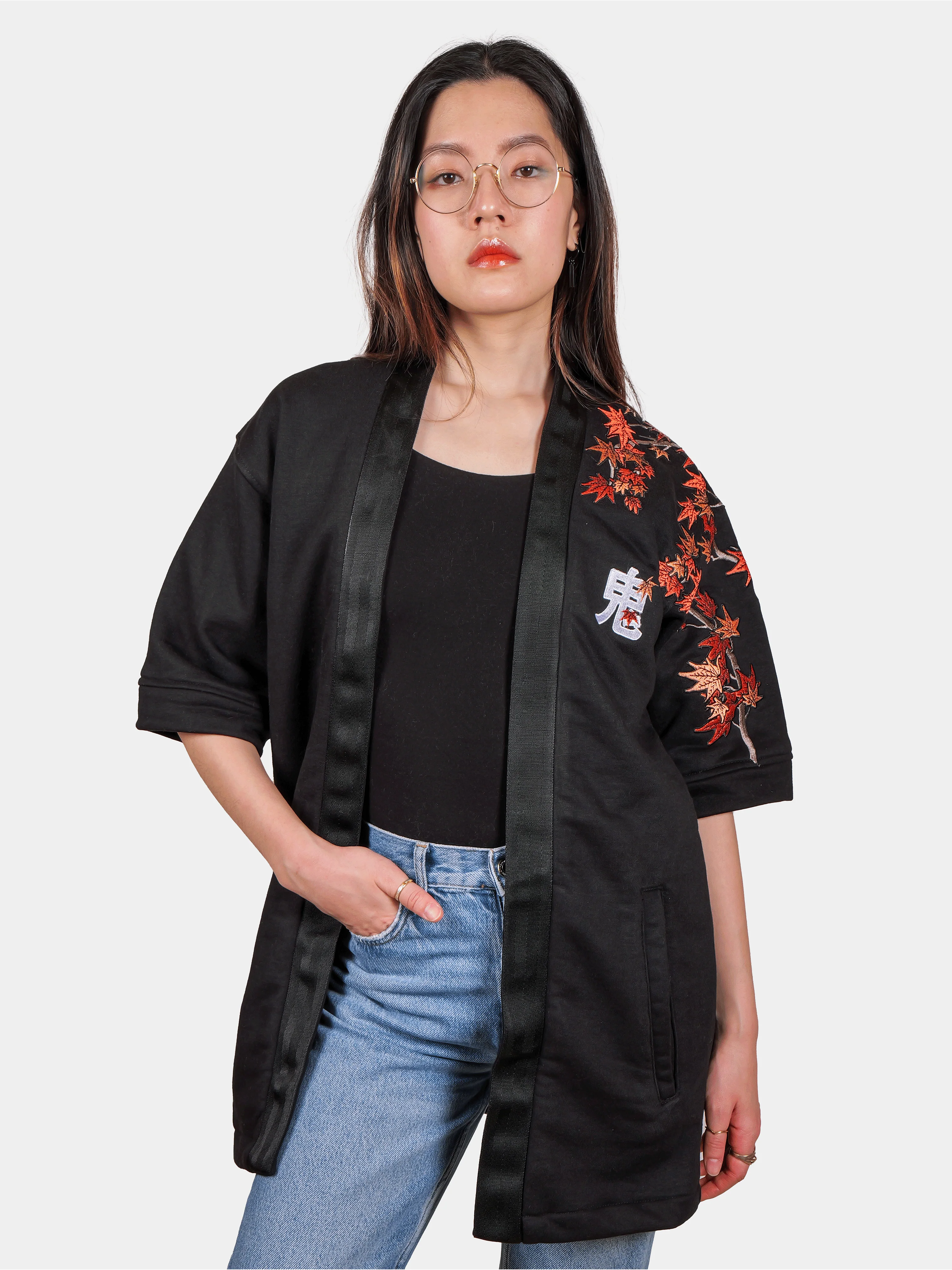 Kimono coton momiji (erable) - Image 7