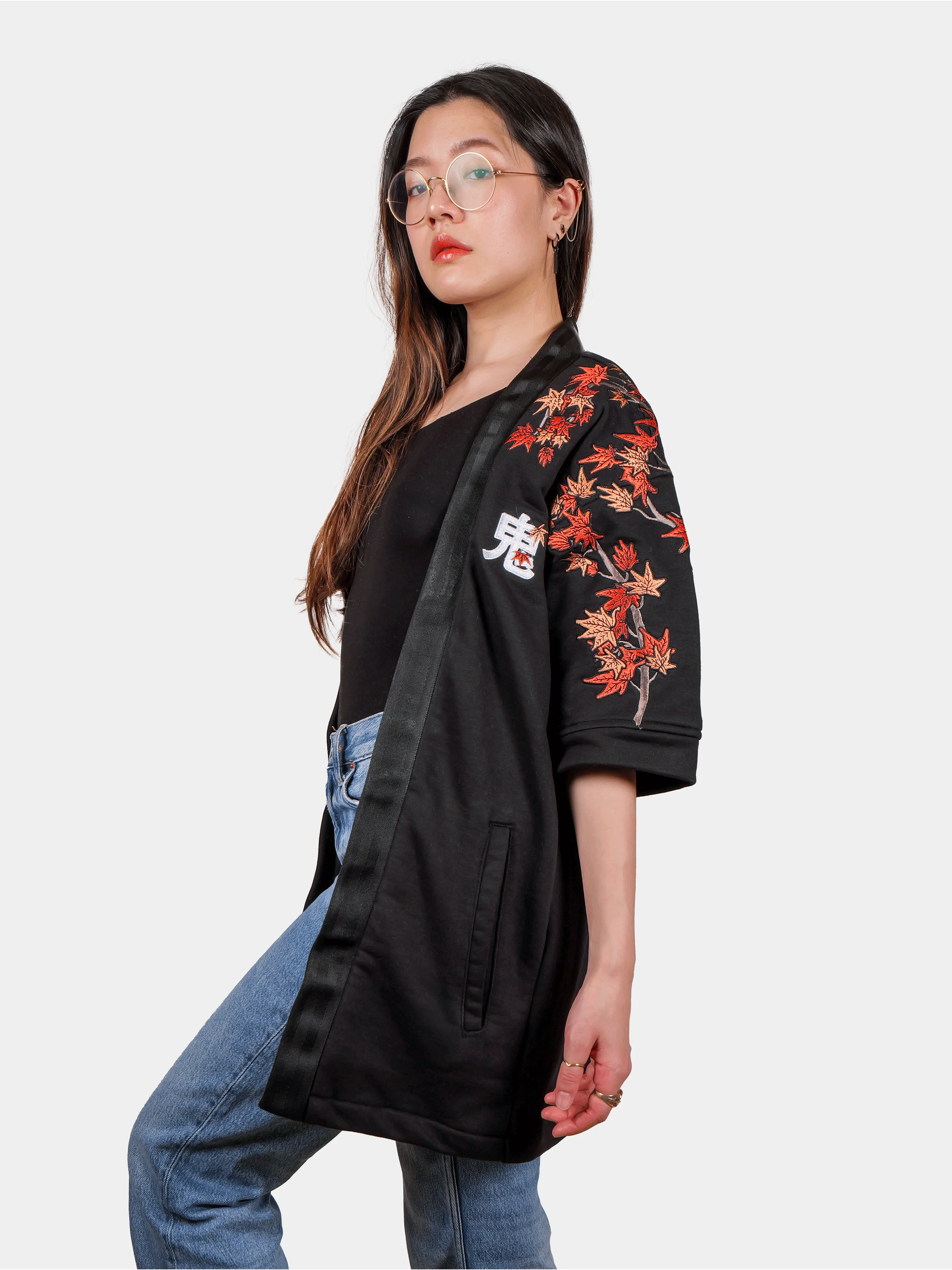 Kimono coton momiji (erable) - Image 8