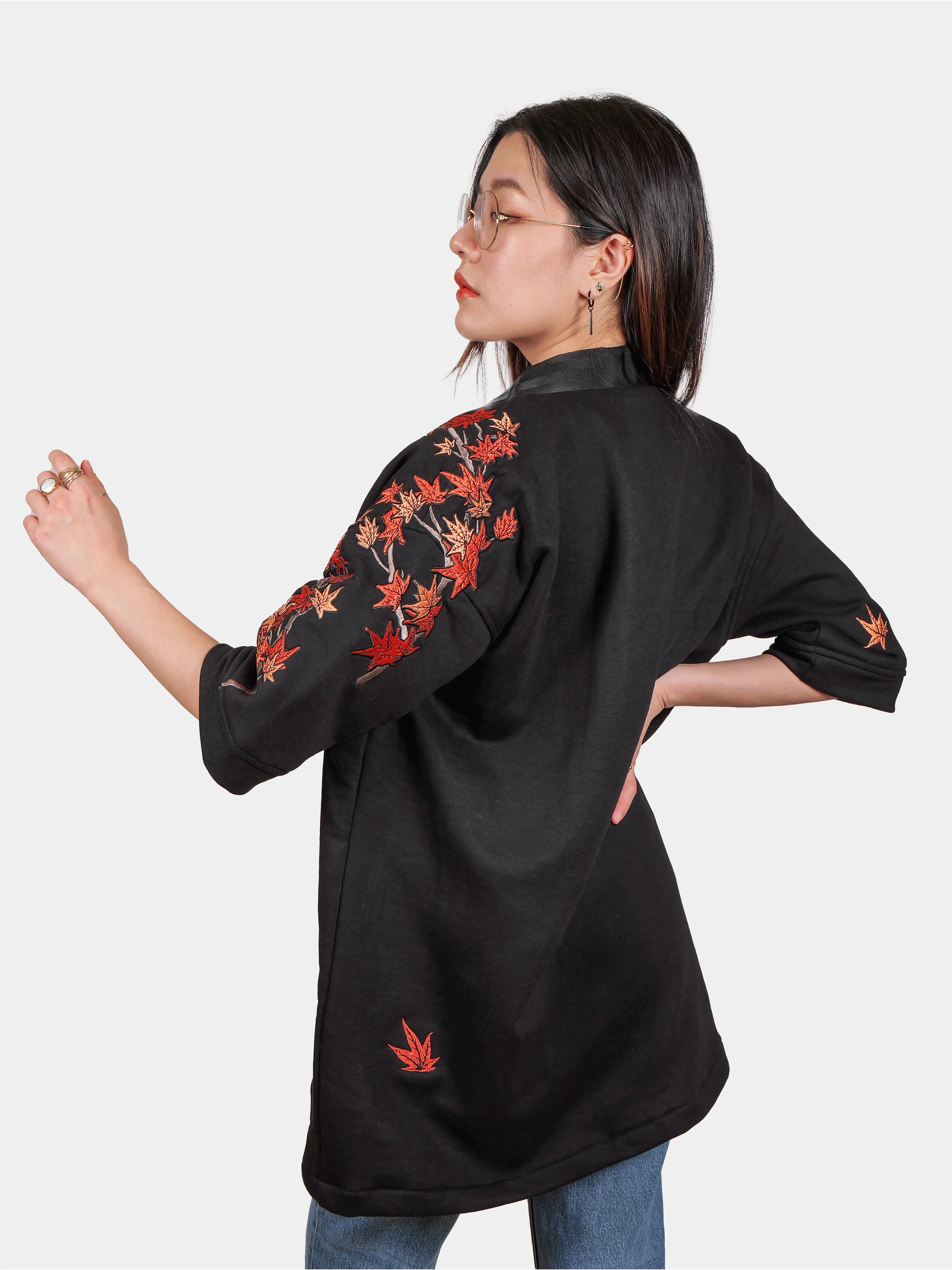 Kimono coton momiji (erable) - Image 9