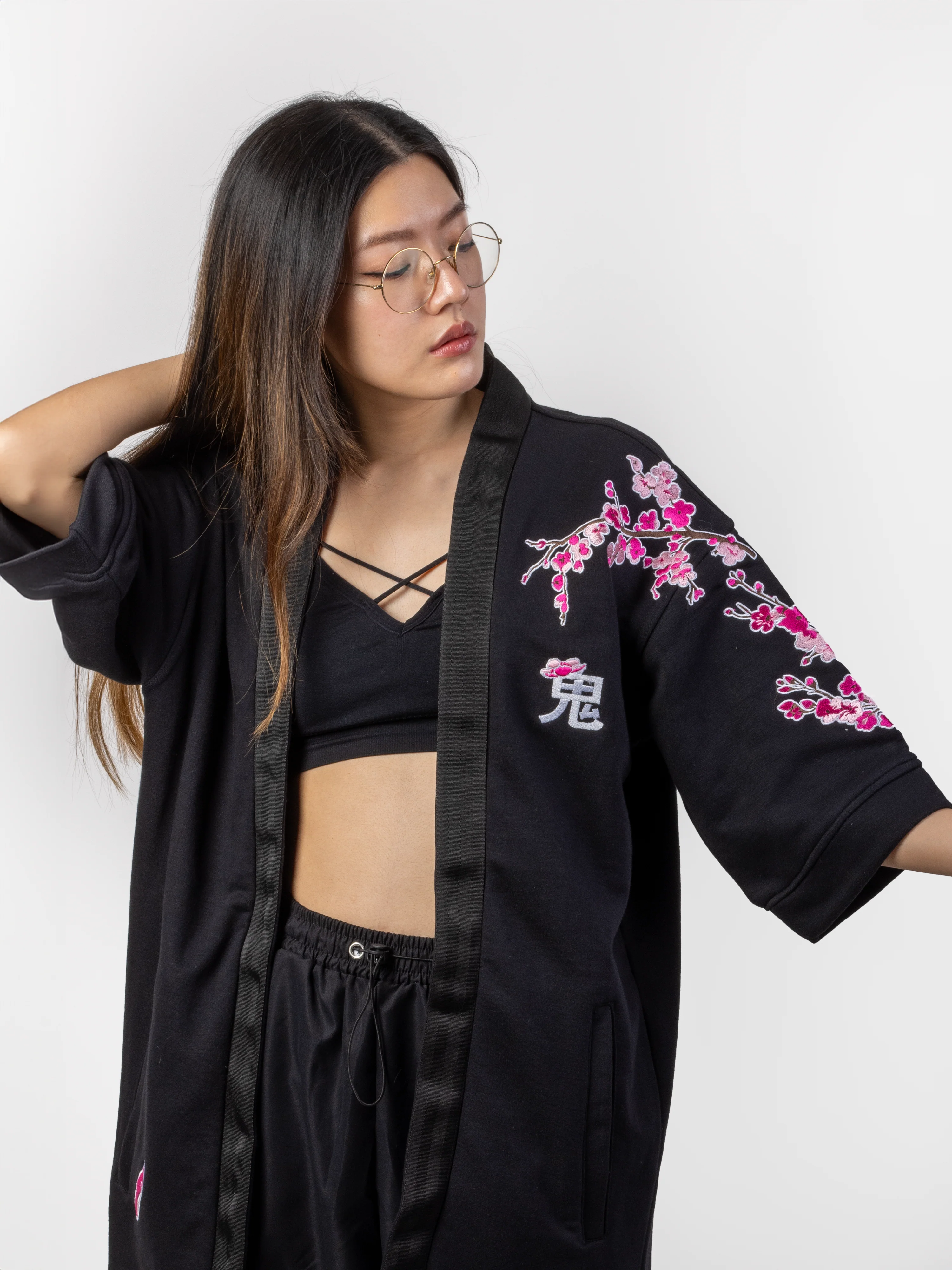 Kimono streetwear coton sakura - Image 6