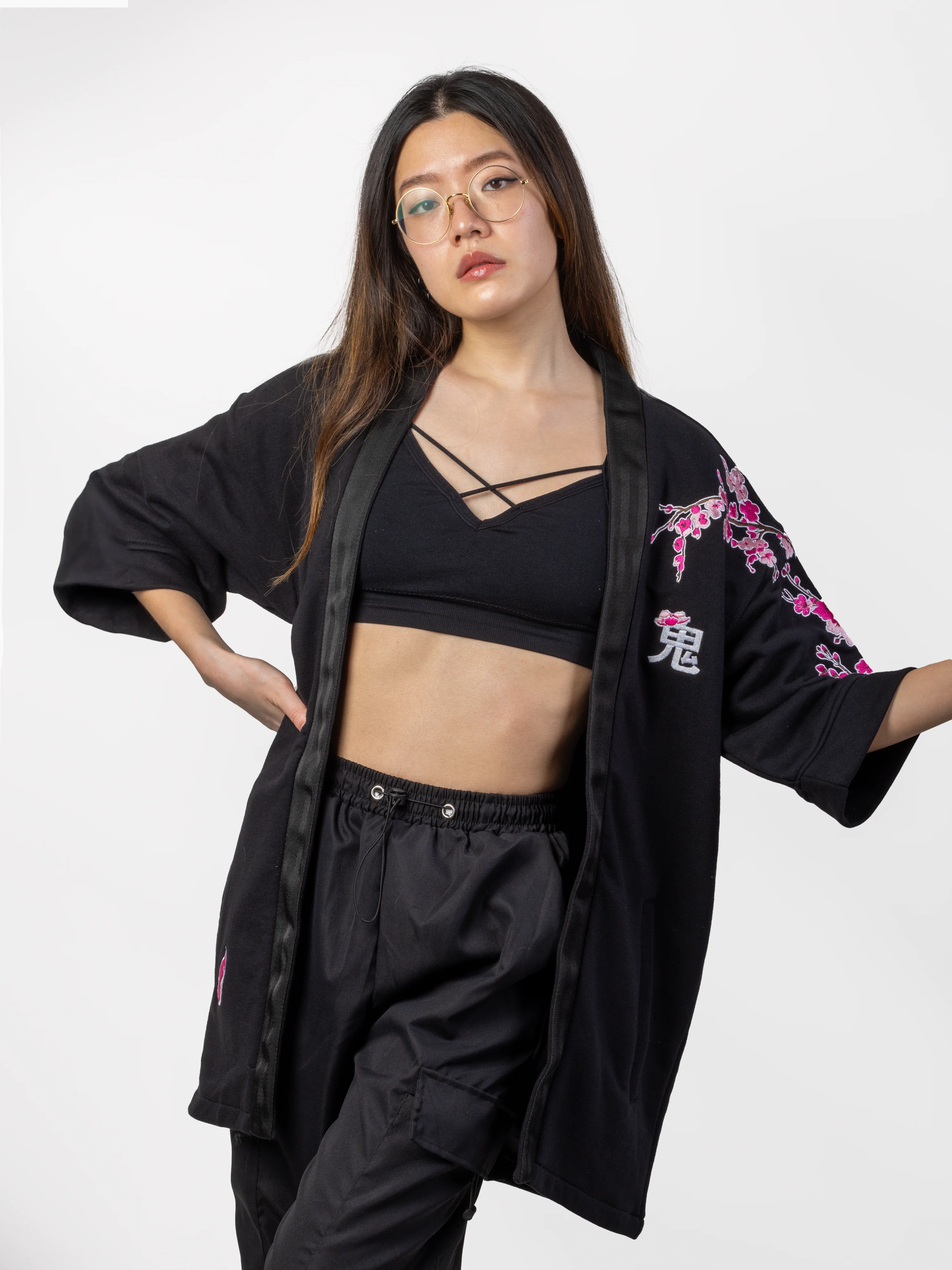 Kimono streetwear coton sakura - Image 7