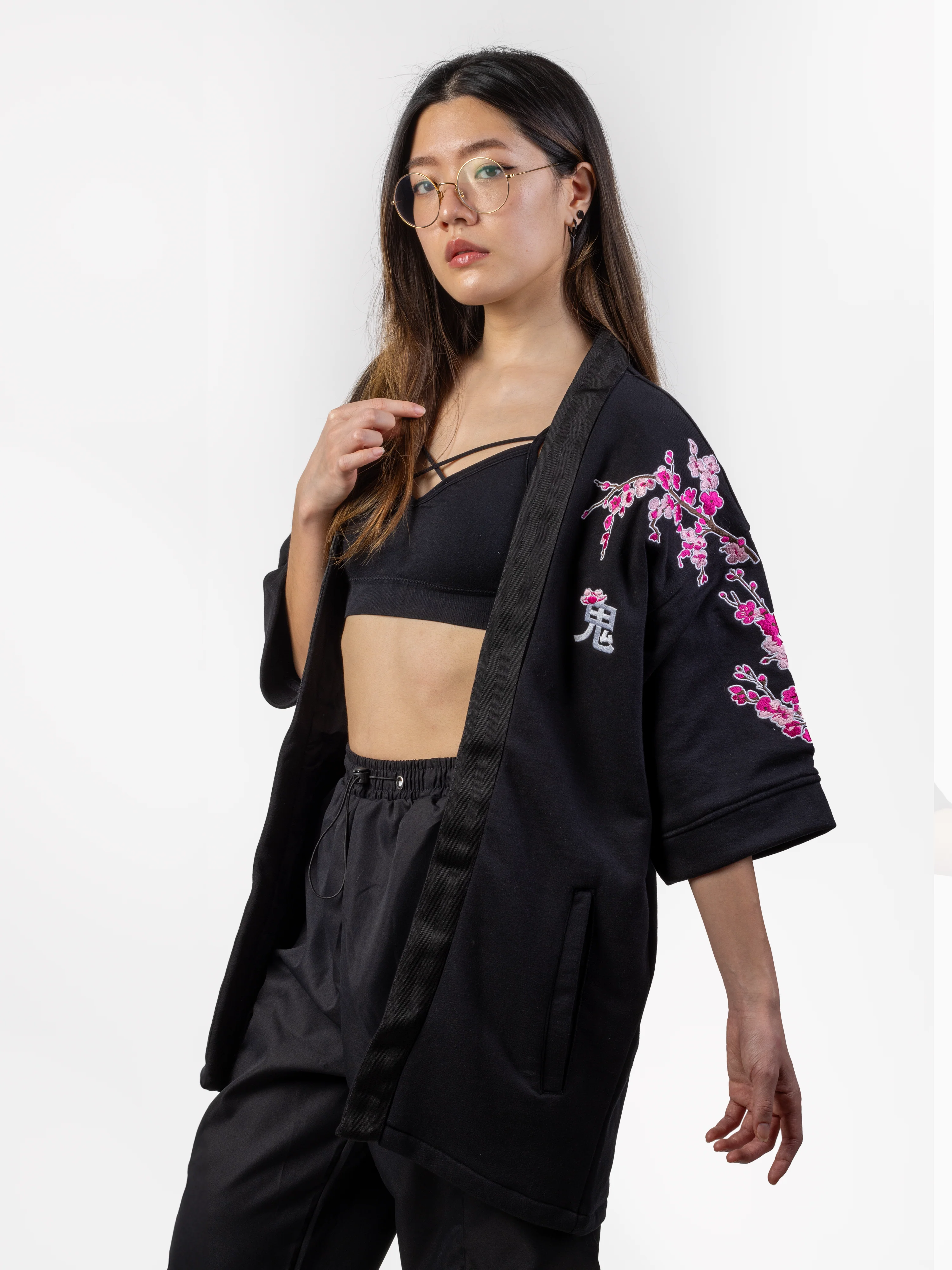 Kimono streetwear coton sakura - Image 9