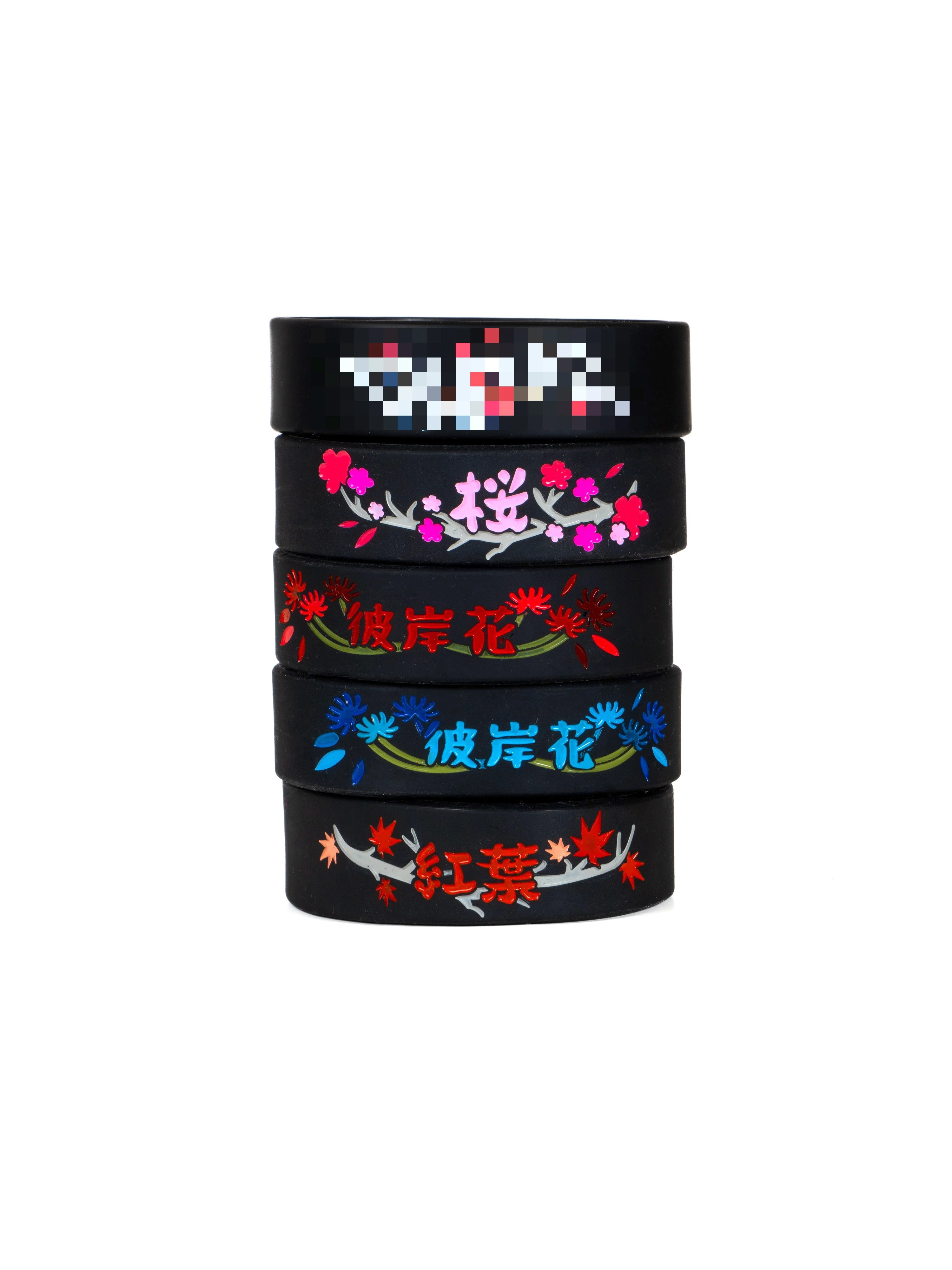Set de 4 bracelets silicone + 1 bracelet EXCLUSIF SECRET - Image 4